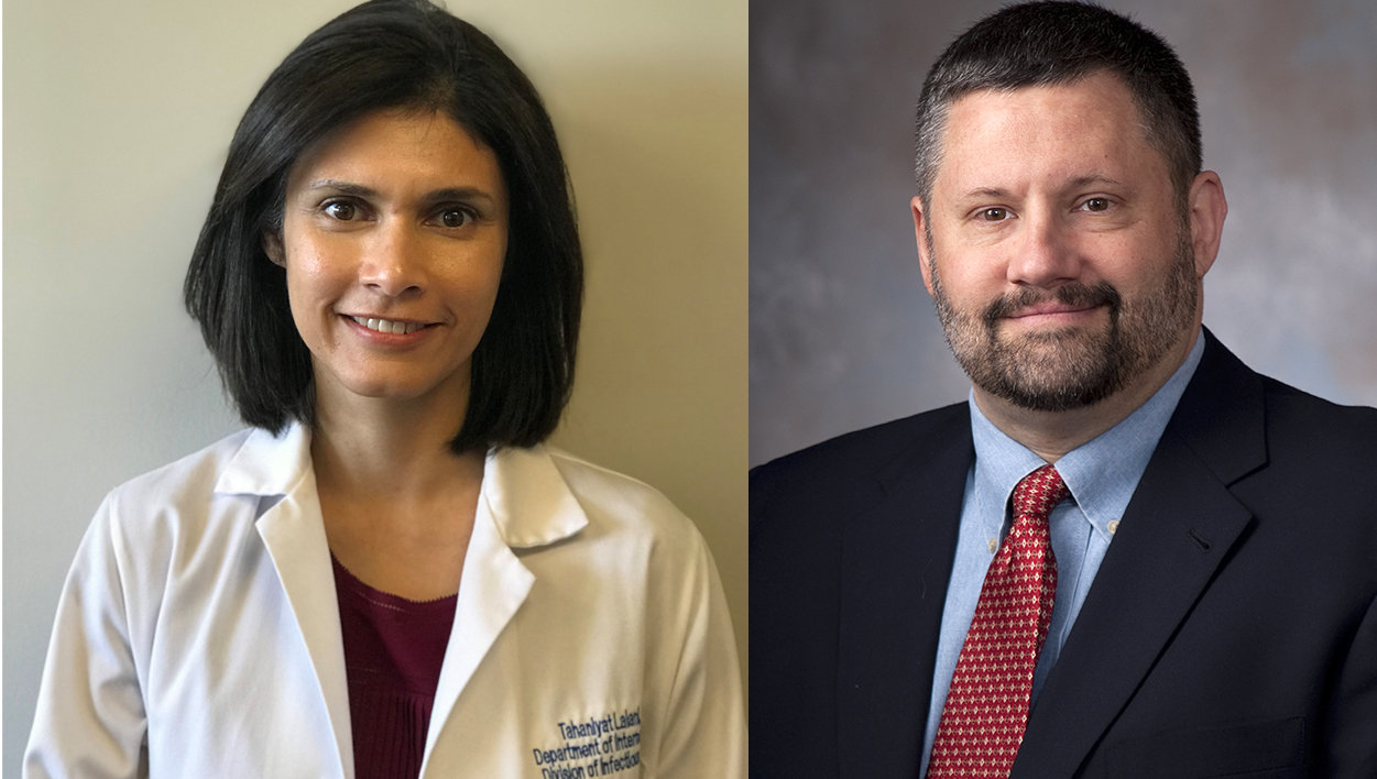 Dr. Tahaniyat Lalani and Dr. David Tribble, Co-Investigators