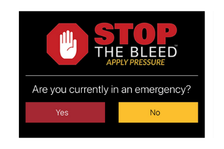 Stop the Bleed app screenshot