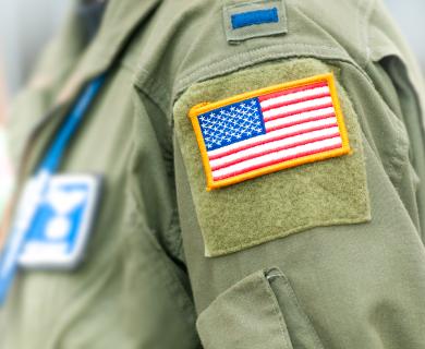 Medic patch with flag