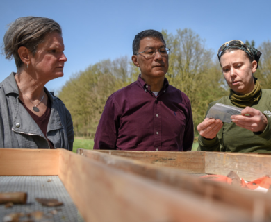 HJF staff on a DPAA site visit