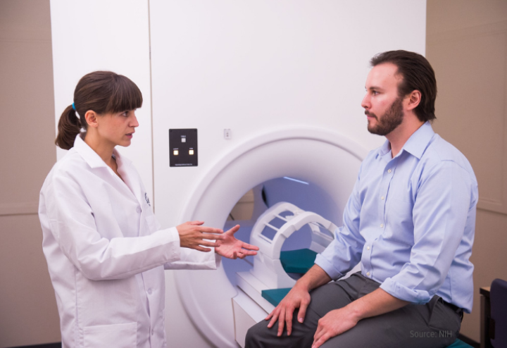 Doctor talking to patient Doctor talking to patient