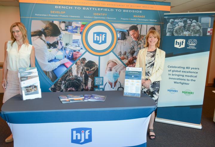 HJF Business Development Team infront of trade show booth