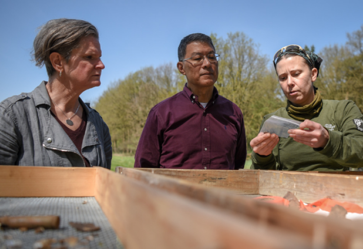 HJF staff on a DPAA site visit